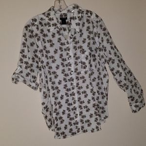 Ann Taylor Long Sleeve Button Down